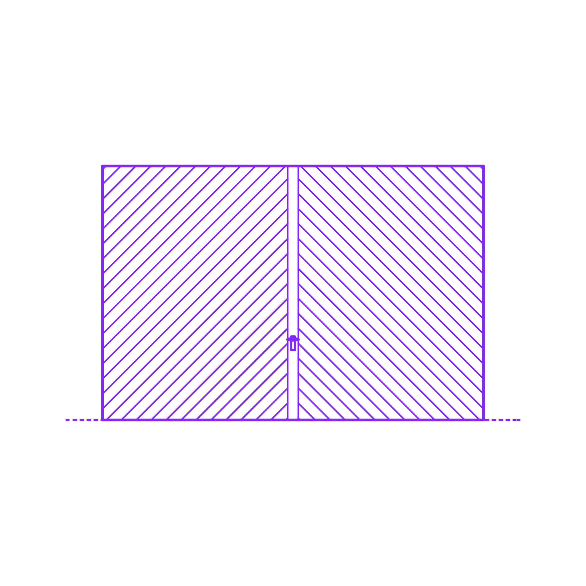 Buildings Overhead Doors Up Over Diagonal Ribs Outline Svg Vector Free Vectors